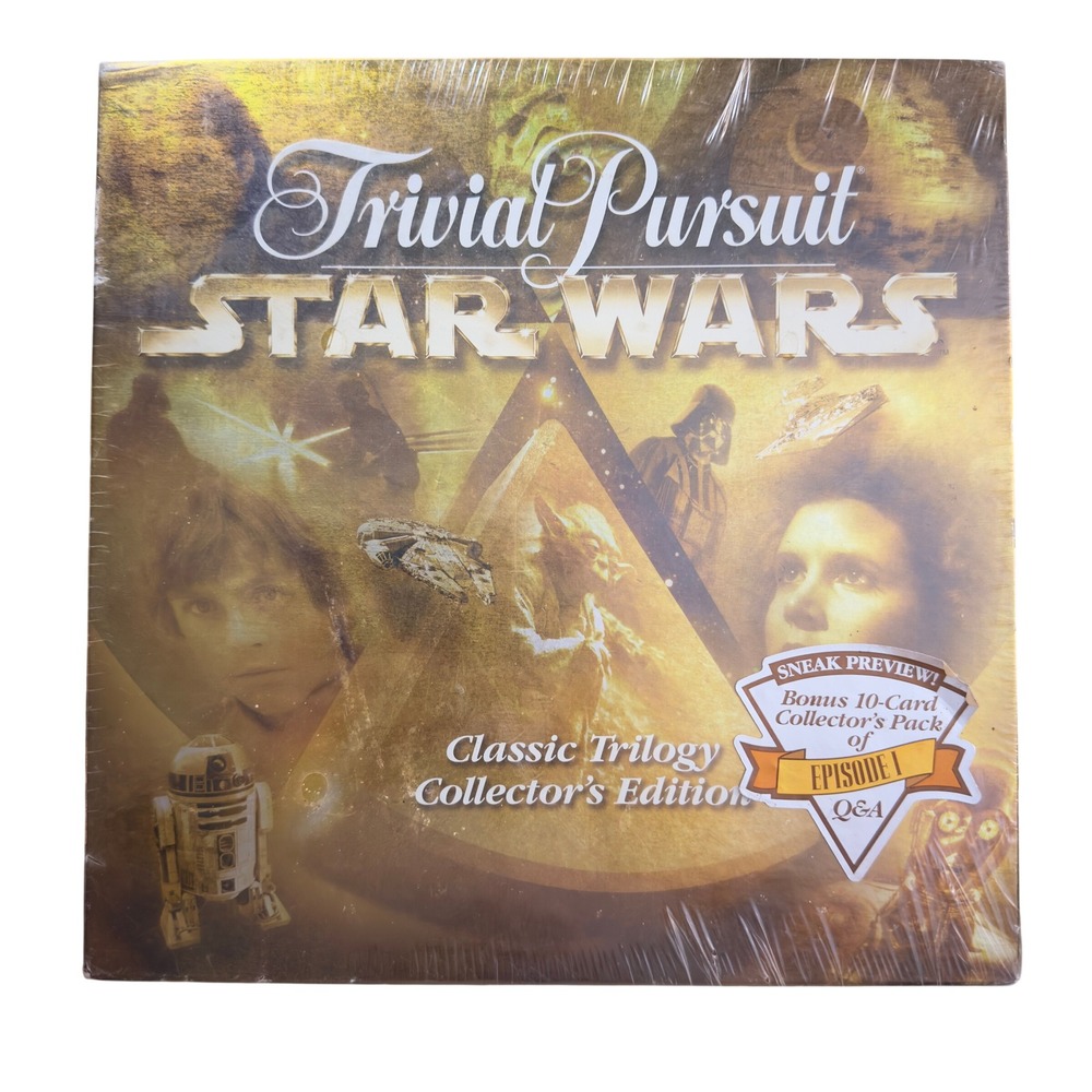 Star Wars Trivial Pursuit Classic Trilogy Collector's Edition Sealed Board Game